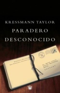 Paradero Desconocido by Katharine Kressman Taylor