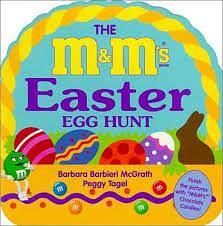 The M &amp; M's Brand Chocolate Candies Easter Egg Hunt Board Book by Barbara Barbieri McGrath