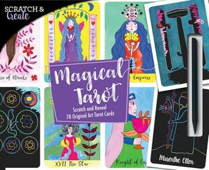 Scratch & Create Magical Tarot: Scratch and Reveal 78 Original Art Tarot Cards by Marenthe Otten