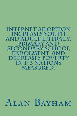 Internet Adoption Increases Youth and Adult Literacy, Primary and Secondary School Enrolment, and Decreases Poverty in 193 nations Measured by Alan Bayham