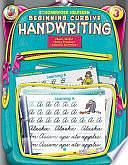 Beginning Cursive Handwriting, Grade 3 by Frank Schaffer Publications