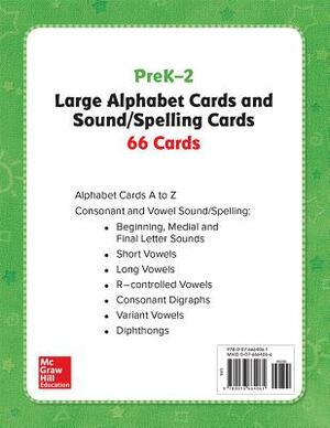 World of Wonders Grades K - 2 Large Alphabet Cards by 