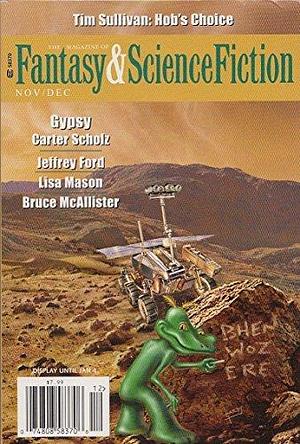 The Magazine of Fantasy & Science Fiction, Issue 722, November/December 2015 by Gordon Van Gelder, Jeffrey Ford, C.C. Finlay, C.C. Finlay