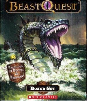 Beastquest BOXED SET - Includes Ferno the Fire Dragon, Sepron the Sea Serpent, Cypher the Mountain Giant, and Tagus the Night Horse by Adam Blade, Ezra Tucker