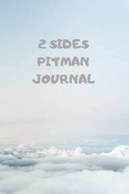 2 Sides: 90 Pages of 6 X 9 Inch Bound Pitman College Ruled Half and Half Vertical Separation White Pages by Larry Sparks