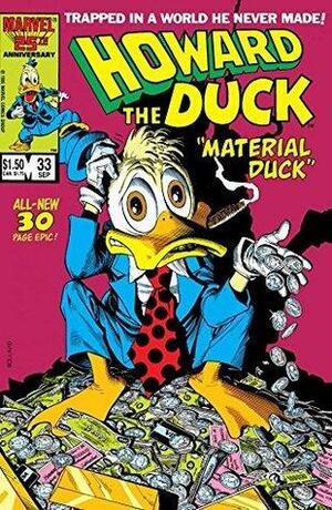 Howard the Duck (1976-1979) #33 by Christopher Stager, Val Mayerik