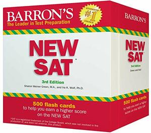 Barron's New SAT Flash Cards by Ira K. Wolf, Sharon Weiner Green