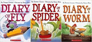 Bug Diaries Set (3 Books) : Diary of a Worm / Diary of a Spider / Diary of a Fly (Diary of a Worm) by Doreen Cronin