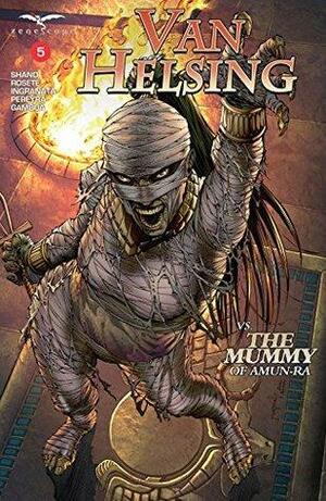 Van Helsing vs. The Mummy of Amun-Ra #5 by Pat Shand