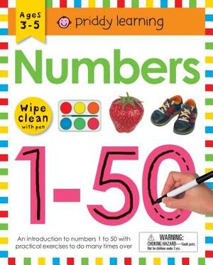 Wipe Clean Workbook: Numbers 1-50 by Roger Priddy