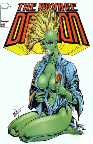 Savage Dragon #40 by Erik Larsen