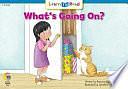 What's Going On? by Rozanne Lanczak Williams