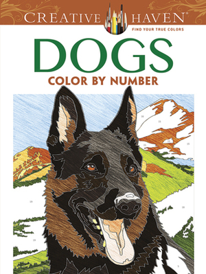 Creative Haven Dogs Color by Number Coloring Book by Diego Jourdan Pereira