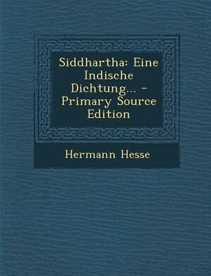 Siddhartha by Hermann Hesse