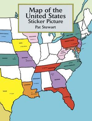 Map of the United States Sticker Picture by Pat Stewart