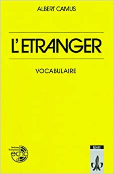 L'Étranger. Vocabulaire. by Albert Camus