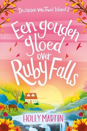 Een gouden gloed over Ruby Falls by Holly Martin