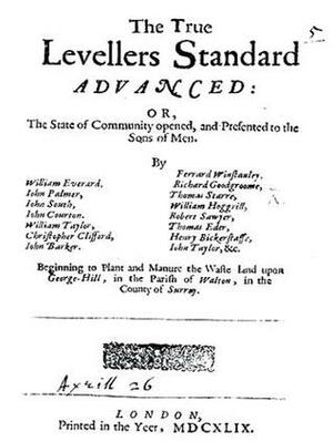 The True Levellers Standard Advanced by Gerrard Winstanley