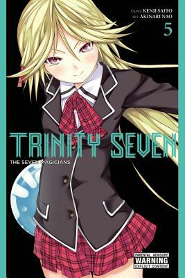 Trinity Seven, Volume 5: The Seven Magicians by Kenji Saitou