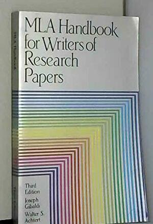 MLA Handbook For Writers Of Research Papers by Joseph Gibaldi, Walter S. Achtert
