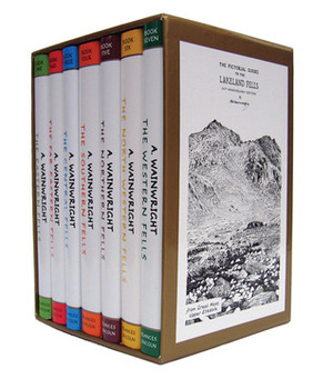 Wainwright Anniversary Boxed Set Pictorial Guides to the Fells 1-7 (Wainwright 50th Anniversary ed) by Alfred Wainwright