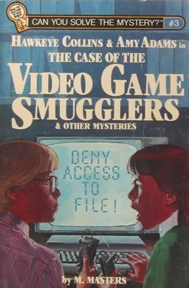 Hawkeye Collins & Amy Adams in The Case of the Video Game Smugglers & Other Mysteries by M. Masters