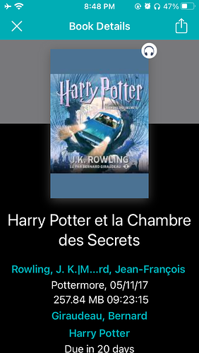 Harry Potter et la Chambre des Secrets by J.K. Rowling, Jean Francois