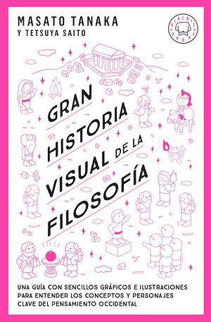 Gran historia visual de la filosofía: Una guía con sencillos gráficos e ilustraciones para entender los conceptos y personajes clave del pensamiento occidental. by Tetsuya Saito, Masato Tanaka