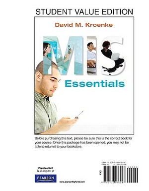 MIS Essentials, Student Value Edition by David Kroenke