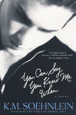 You Can Say You Knew Me When by K.M. Soehnlein