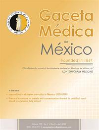 Gaceta Medica de Mexico Vol 159 Julio - Agosto 2023 by 