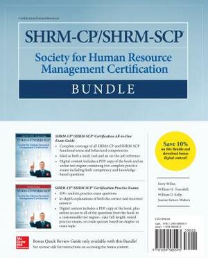 Shrm-Cp/Shrm-Scp Certification All-In-One Exam Guide by William D. Kelly, William H. Truesdell, Dory Willer