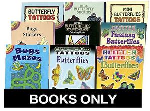 Little ACT Bk Butterflies & Bugs Replen Pack 135 Bks by Dover Publications Inc