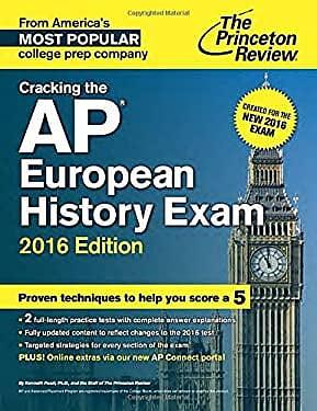 Cracking the AP European History Exam, 2016 Edition by Princeton Review (Firm)