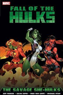 Fall of the Hulks: The Savage She-Hulks by Salvador Espin, Jeff Parker, Micha, Fred Van Lente