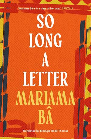 So Long a Letter by Mariama Bâ