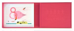 Charles Harper's Birds & Words: W Flamingo Print [With Flamingo Print] by Charley Harper