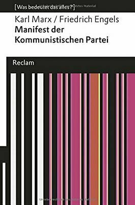 Manifest der Kommunistischen Partei by Karl Marx, Friedrich Engels