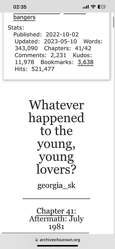 Whatever happened to the young young lovers by Anonymous