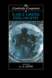 The Cambridge Companion To Early Greek Philosophy by Anthony A. Long