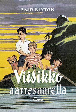 Viisikko aarresaarella by Enid Blyton