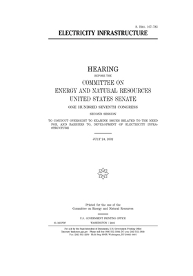 Electricity infrastructure by United States Congress, United States Senate, Committee on Energy and Natura (senate)