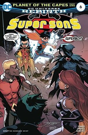 Super Sons #6 by Alejandro Sanchez, Peter J. Tomasi, Jorge Jimenez