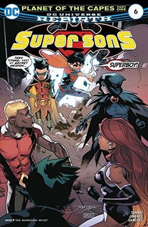 Super Sons #6 by Peter J. Tomasi, Alejandro Sánchez, Jorge Jimenez