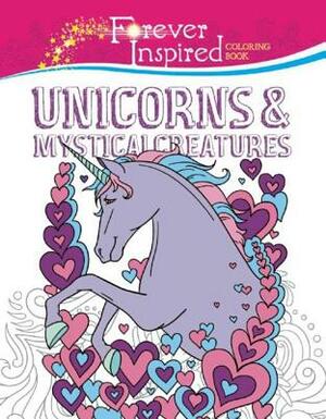 Forever Inspired Coloring Book: Unicorns and Mystical Creatures by Jessica Mazurkiewicz