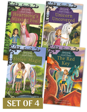 Unicorns of the Secret Stable (Set of 4) by Whitney Sanderson