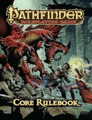 Pathfinder Roleplaying Game: Core Rulebook by Imaginary Friends Studios, Adam Daigle, Tim Connors, Franz Vohwinkel, David Eitelbach, Elizabeth Courts, Abrar Ajmal, Monte Cook, Andrew Hou, Wayne Reynolds, Jason Engle, Kieran Yanner, Sean K. Reynolds, Kevin Yan, Jason Bulmahn, Svetlin Velinov, James Jacobs, Concept Art House, Ben Wootten, Tyler Walpole, F. Wesley Schneider, Vincent Dutrait, Hank Woon, Sarah Stone, Greg Oppedisano, Eva Widermann, Ilker Serdar Yildiz, Steve Prescott