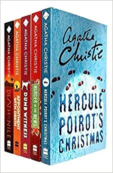Hercule Poirot 5 Book Collection: Death on the Nile / Murder in the Mews / Appointment with Death / Hercule Poirot's Christmas / Dumb Witness by Agatha Christie