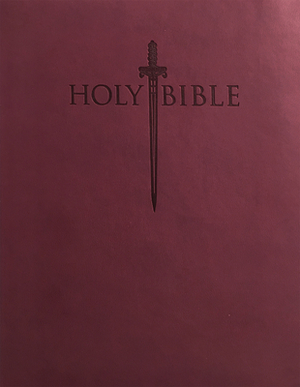 King James Version Easy Read Sword Value Thinline Bible Personal Size Burgundy Ultrasoft by Whitaker House