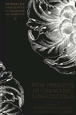 New Insights in Germanic Linguistics II by 